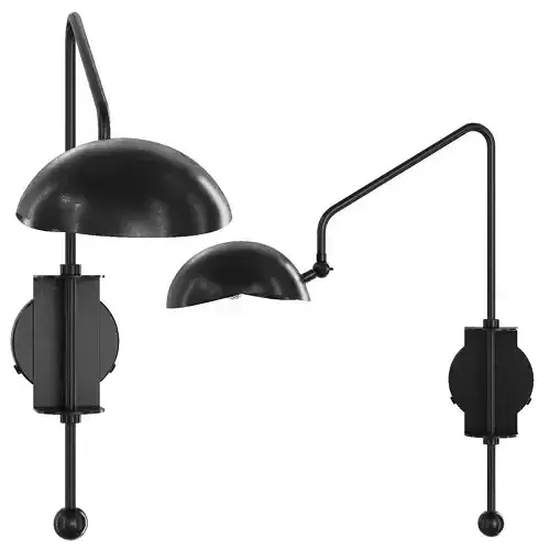 Restoration Hardware CONVESSI SCONCE 23 Black