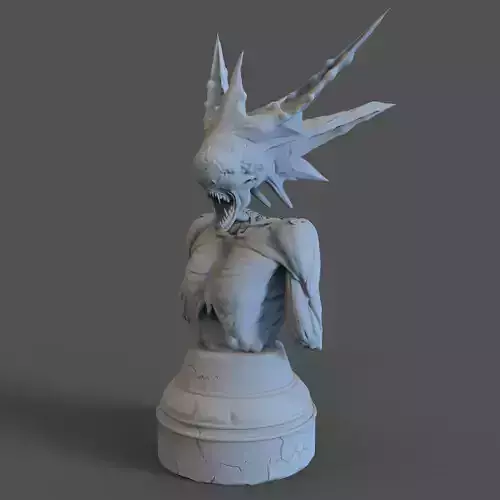 Alien monster 3D print model