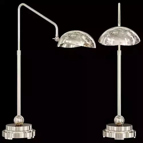 Restoration Hardware CONVESSI TABLE LAMP Nickel