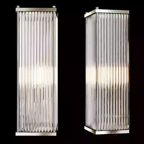 Restoration Hardware MARAIS RECTANGULAR SCONCE Nickel 3D model