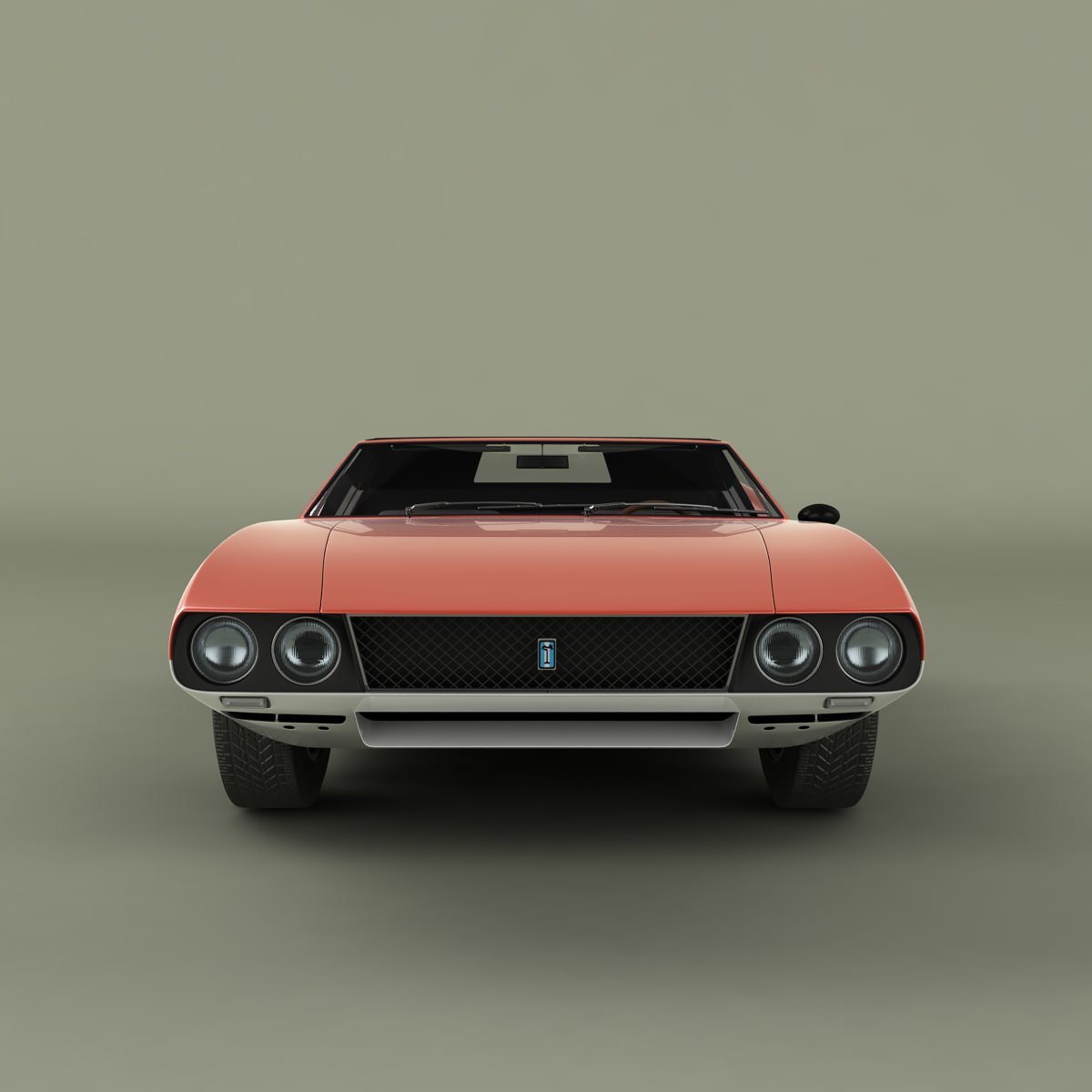 De Tomaso Mangusta Spider 3D model_4