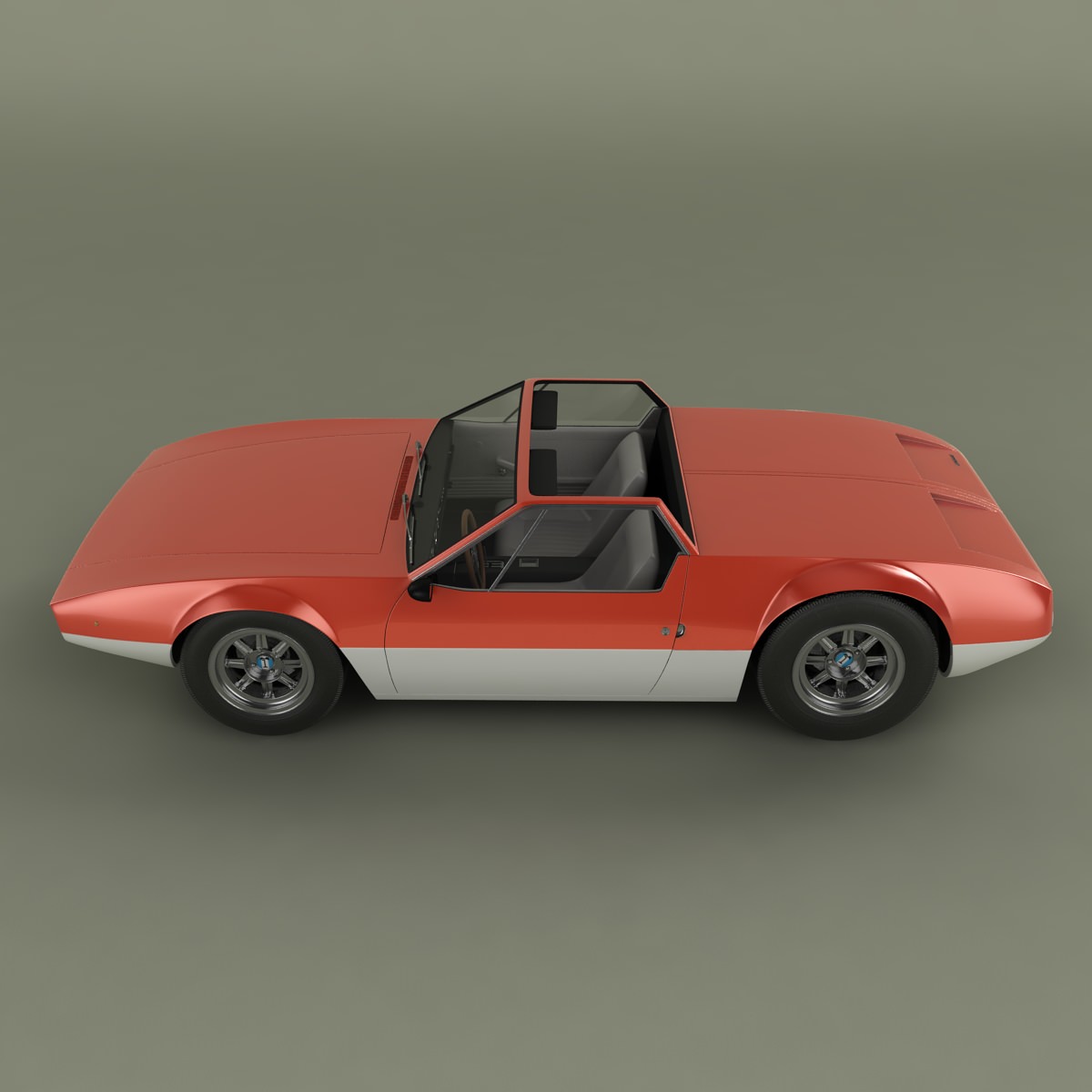 De Tomaso Mangusta Spider 3D model_6