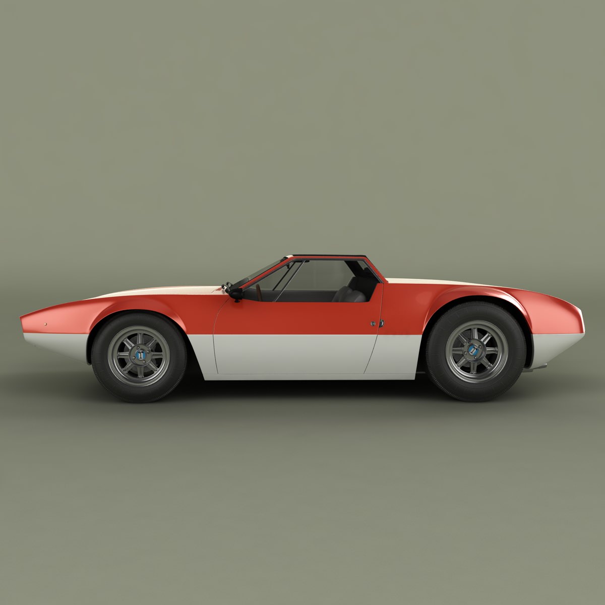 De Tomaso Mangusta Spider 3D model_1