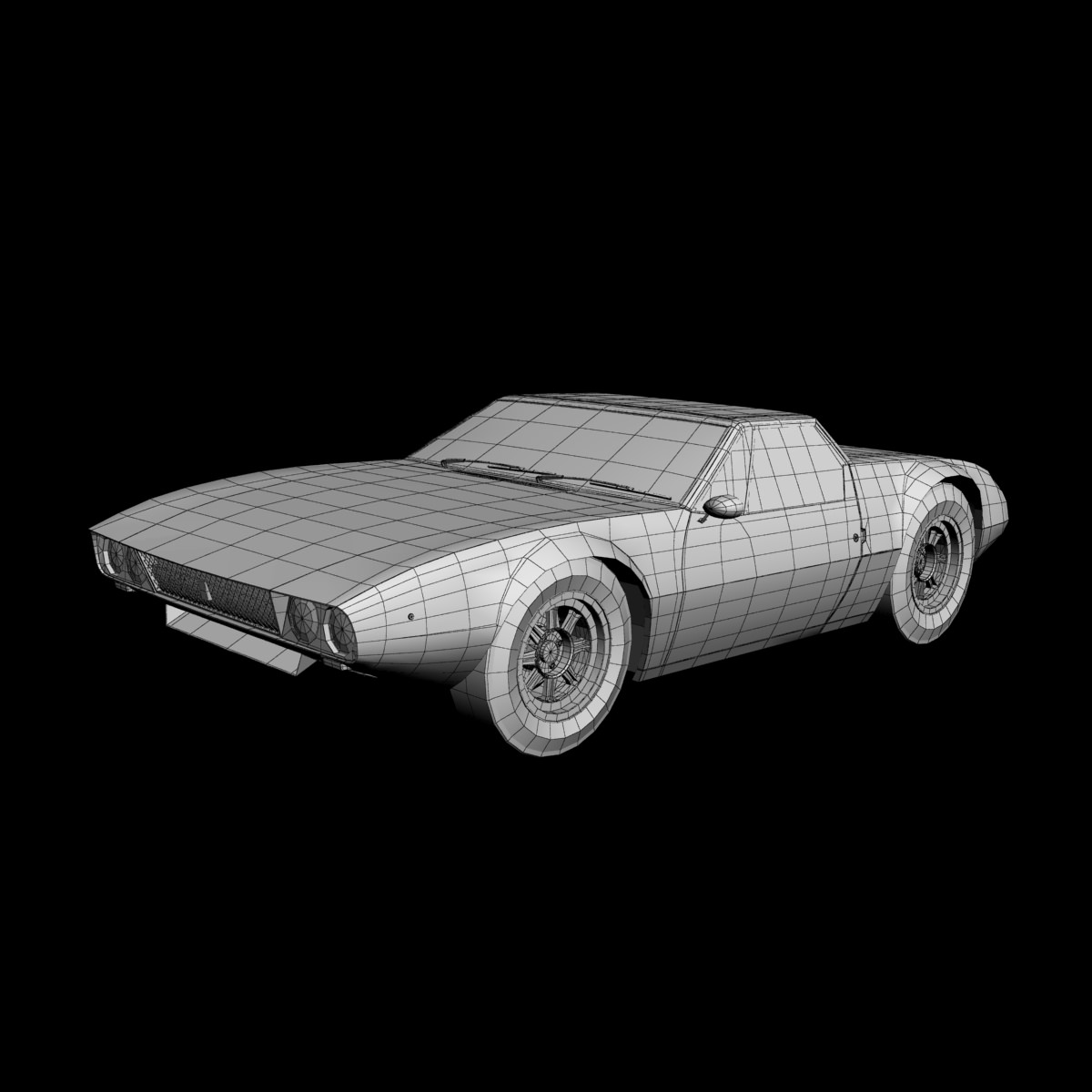 De Tomaso Mangusta Spider 3D model_13