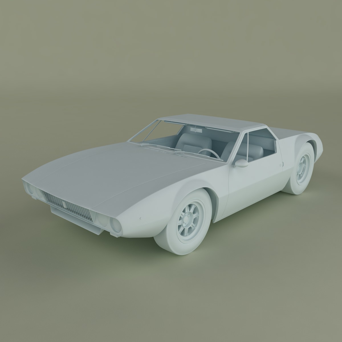 De Tomaso Mangusta Spider 3D model_9