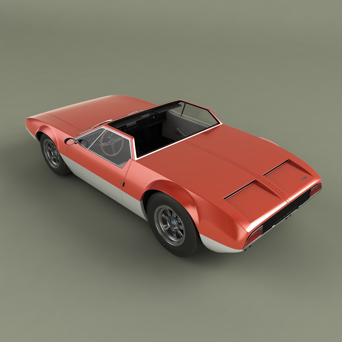 De Tomaso Mangusta Spider 3D model_7