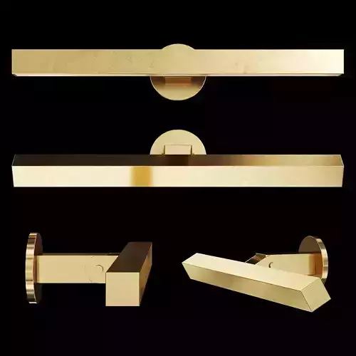 Restoration Hardware CANNELE PICTURE LIGHT Brass