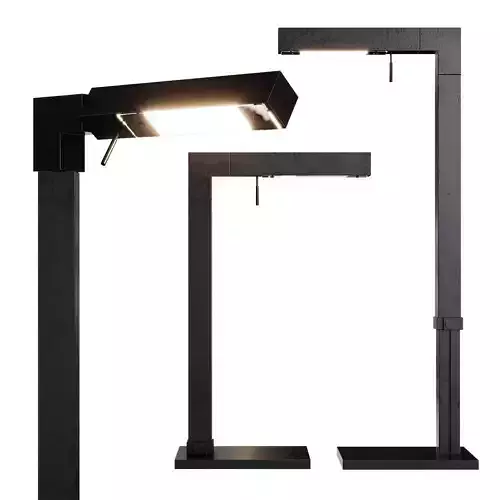 Restoration Hardware CANNELE TASK TABLE LAMP Black