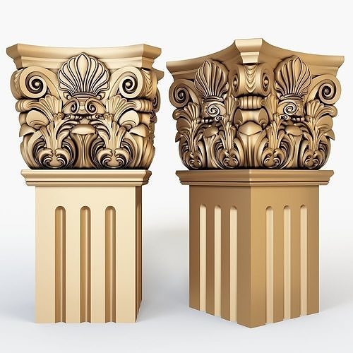 Classical Column for cnc 3D model