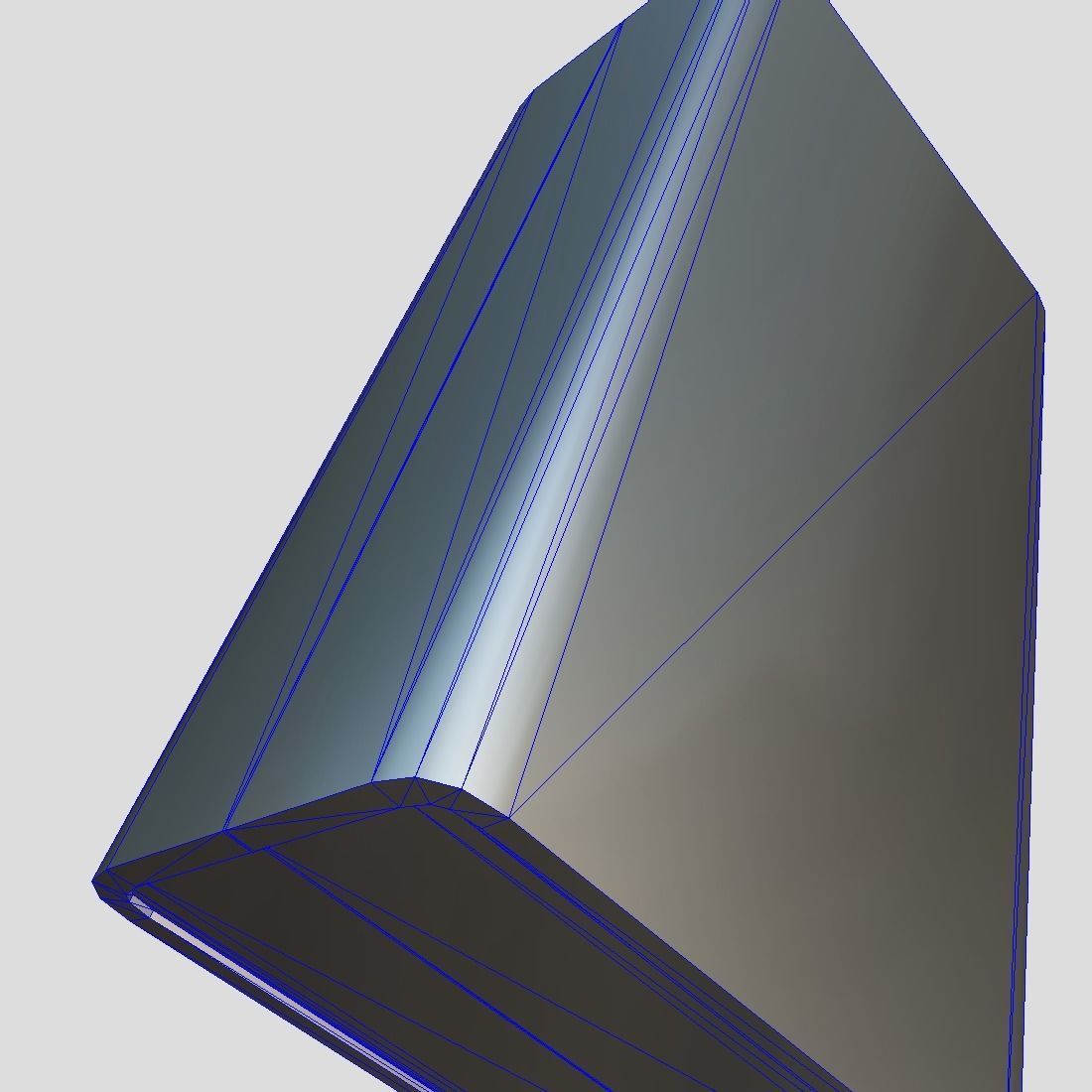 Battery 9V Low-poly 3D model_17