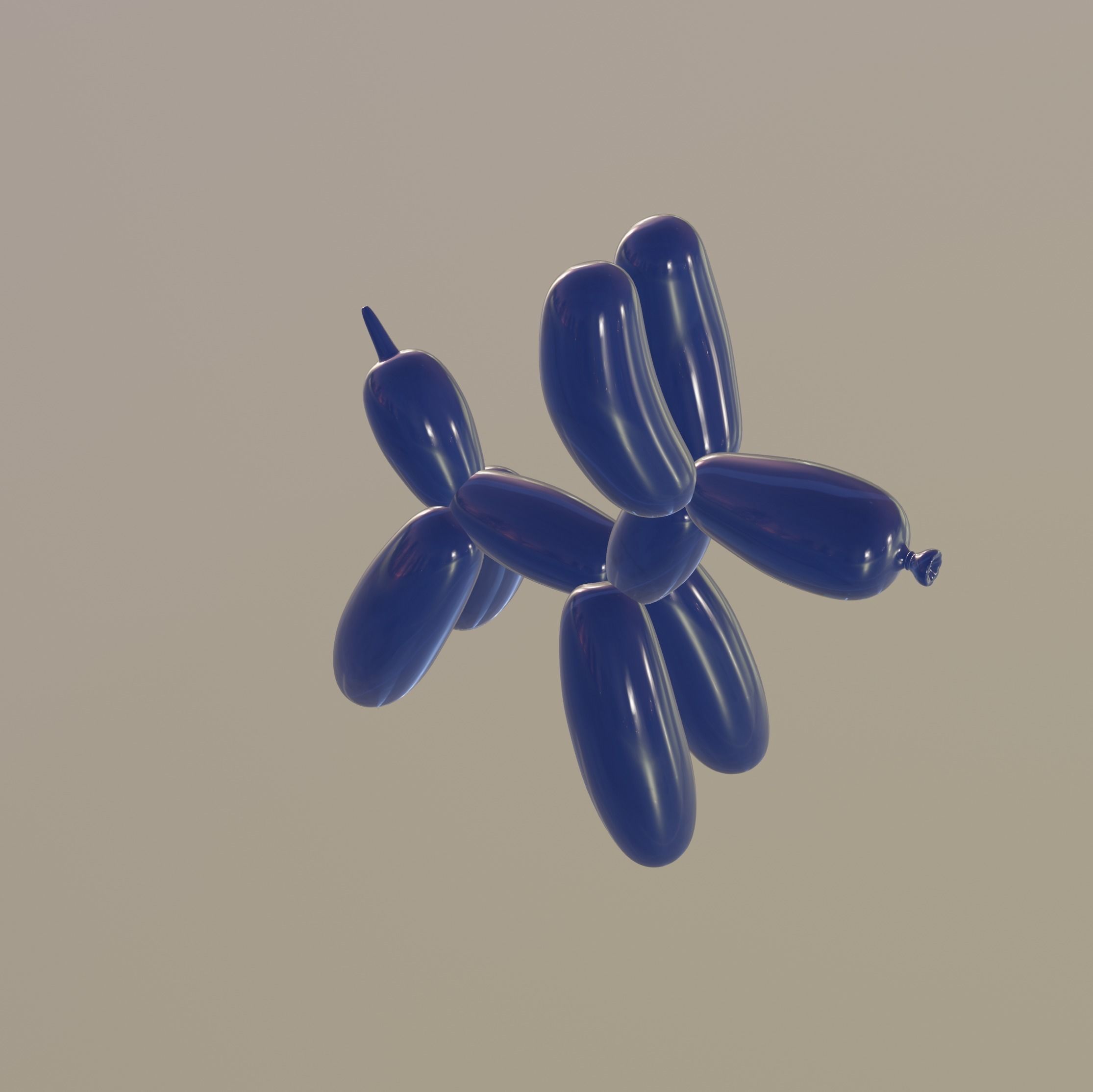Balloon Dog 3D model_4