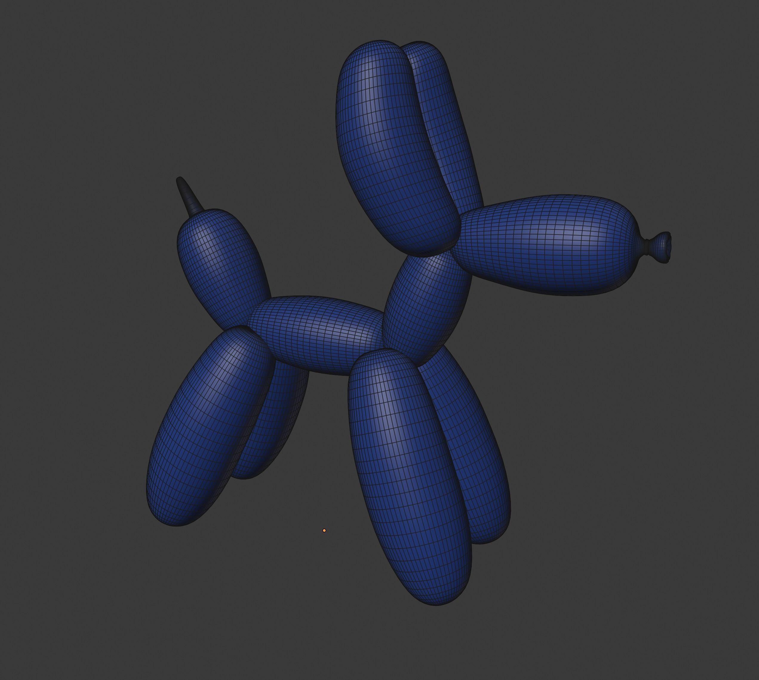 Balloon Dog 3D model_16