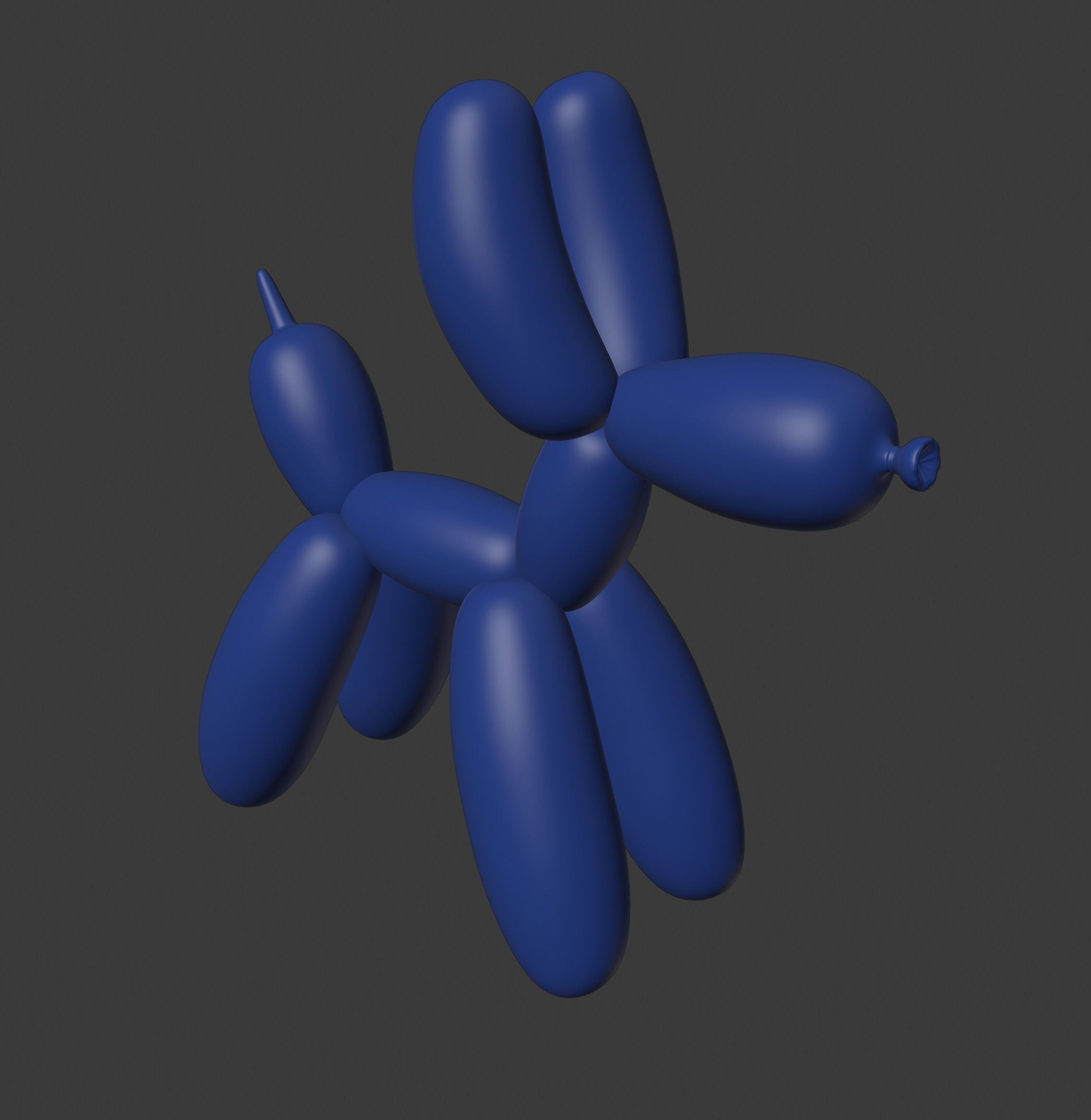 Balloon Dog 3D model_14