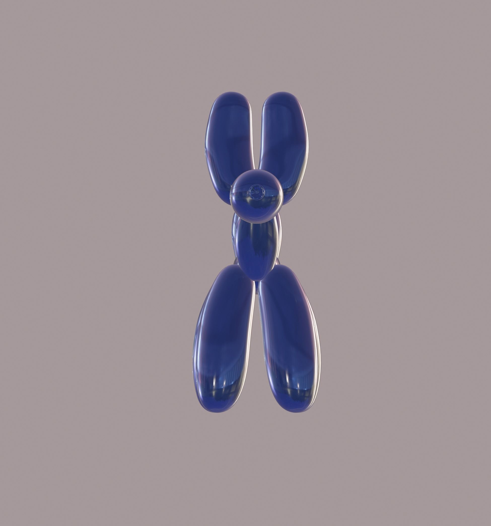 Balloon Dog 3D model_2