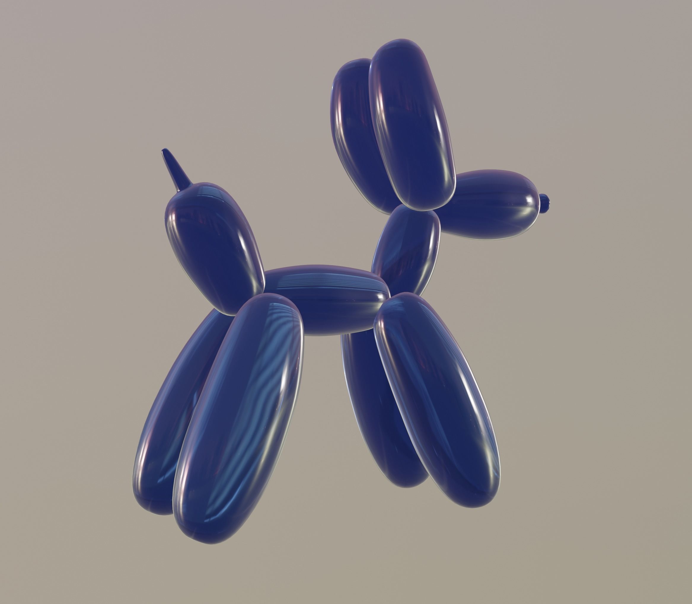 Balloon Dog 3D model_6