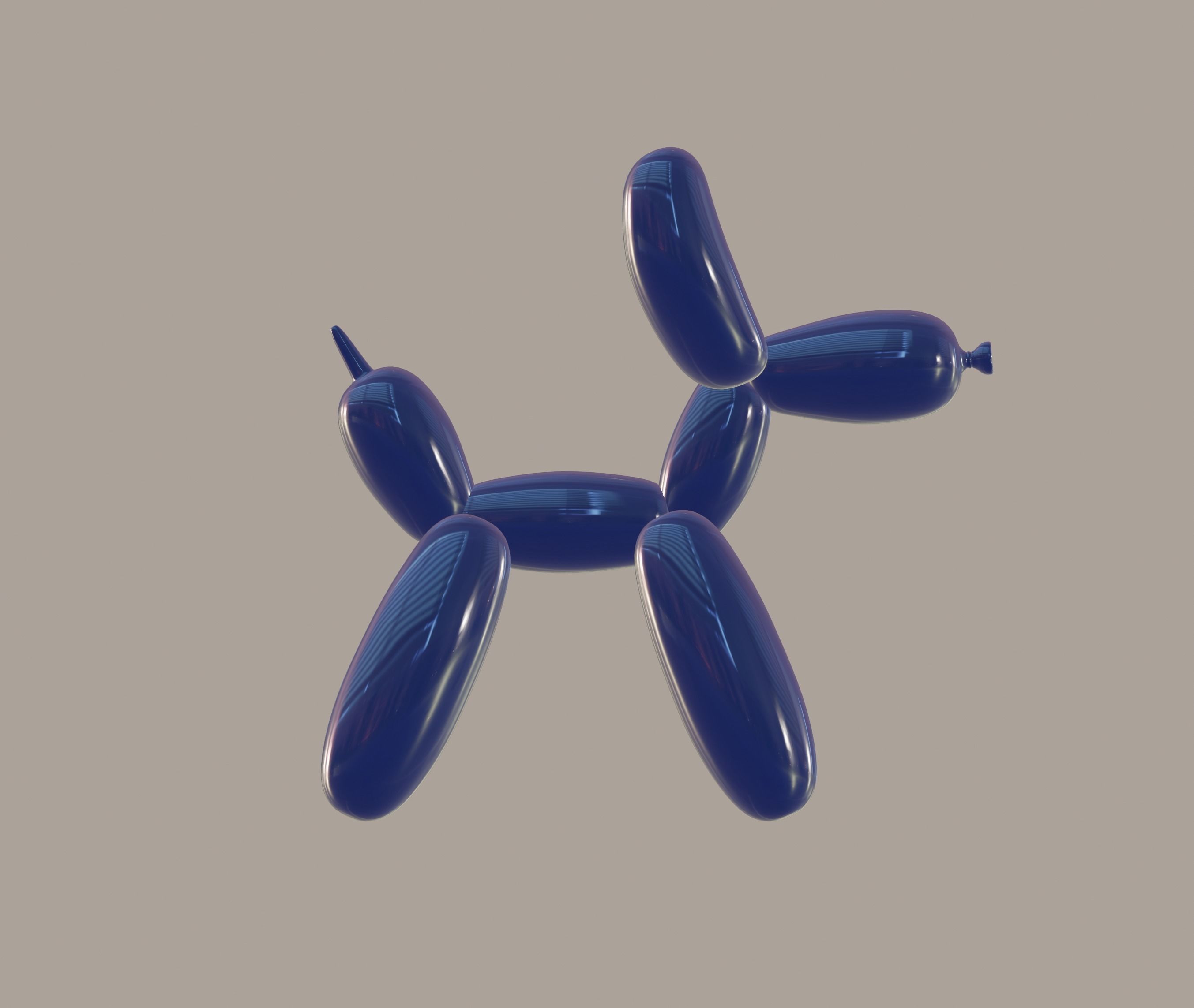 Balloon Dog 3D model_1