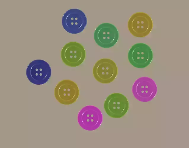 Button 3D model
