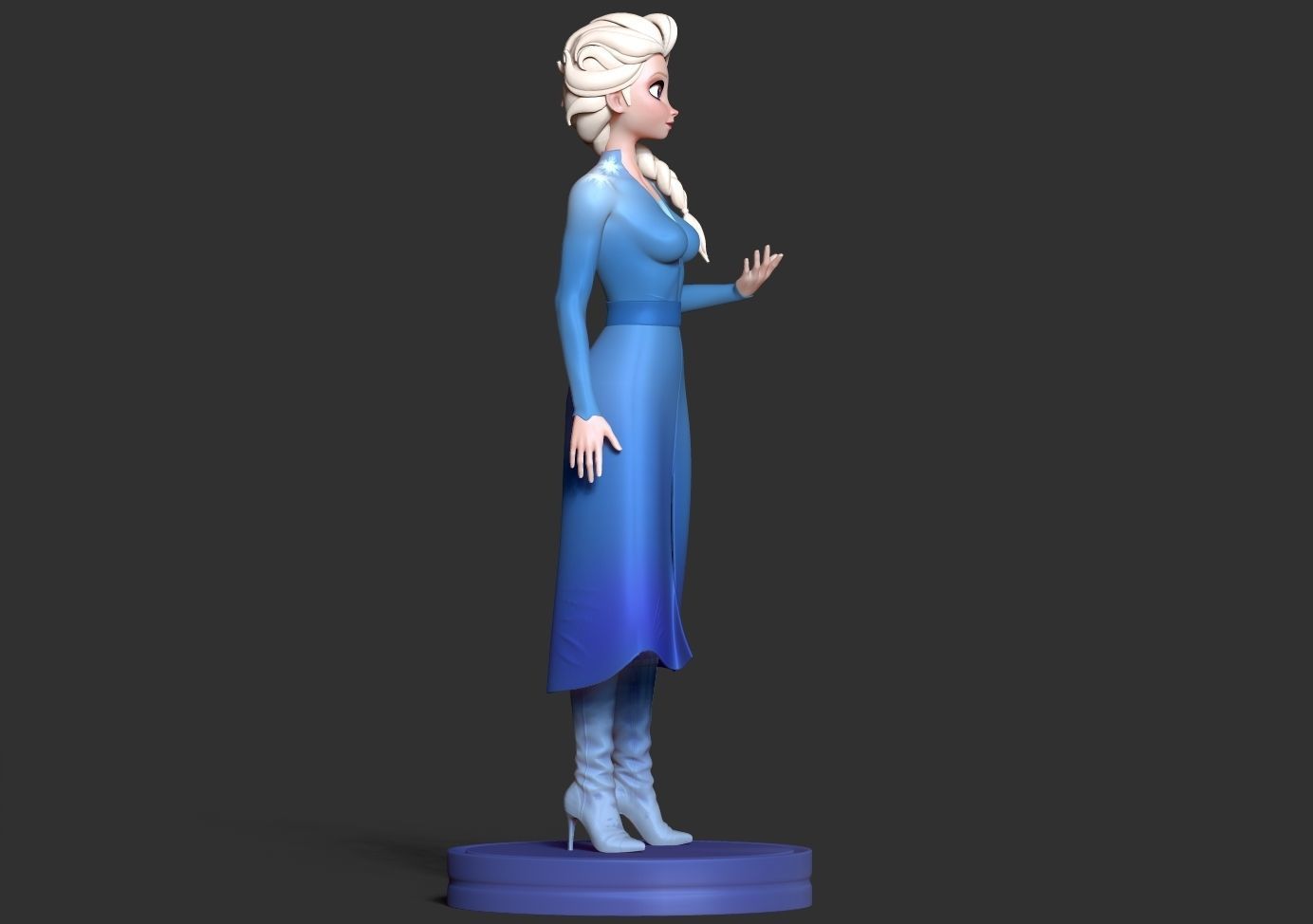 Elsa - Frozen 2 Fan art 3D print model_19