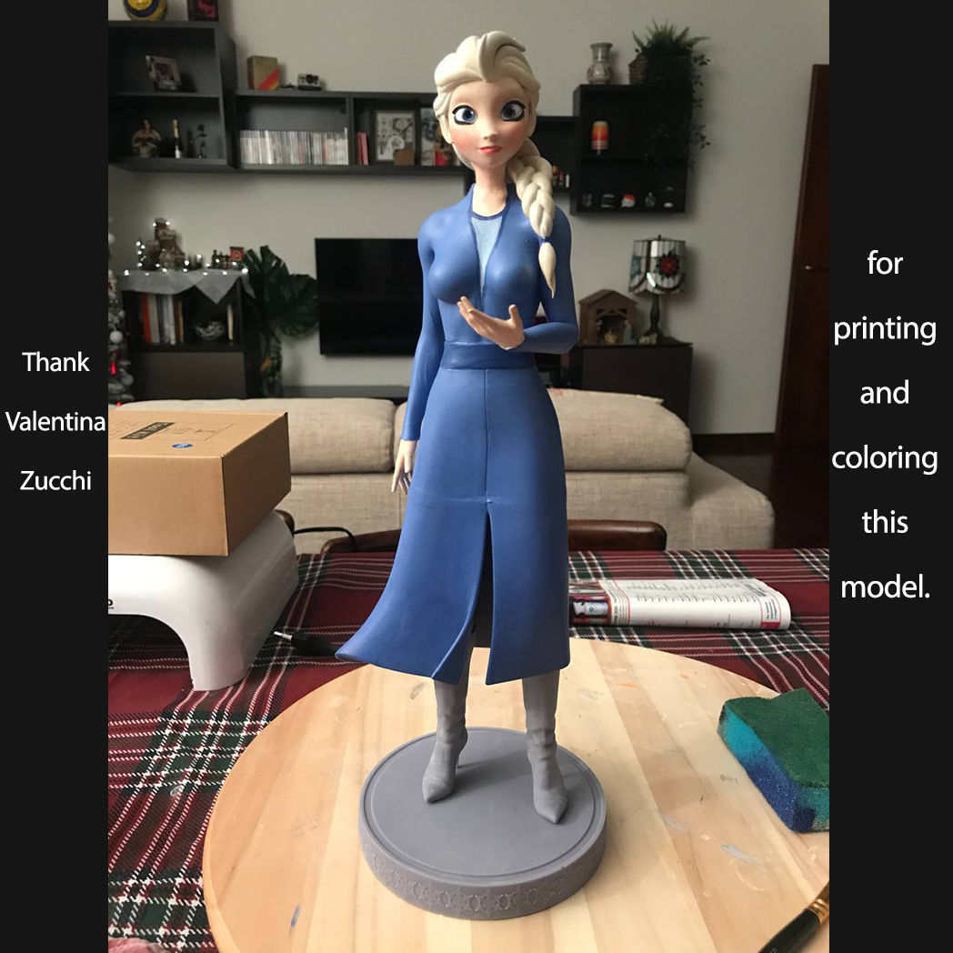 Elsa - Frozen 2 Fan art 3D print model_3