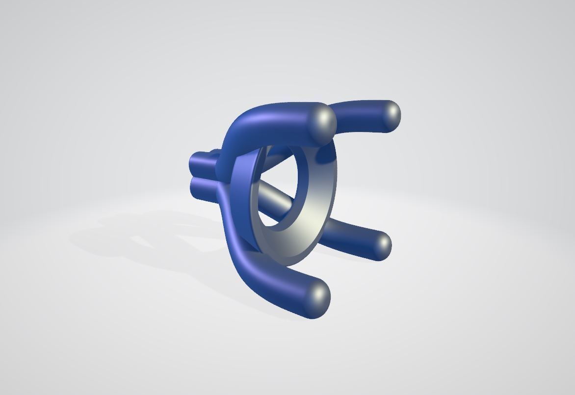 Luxury engagement ring 3D print model_9