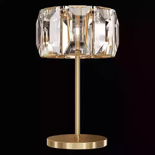 Restoration Hardware HARLOW CRYSTAL TABLE LAMP Brass