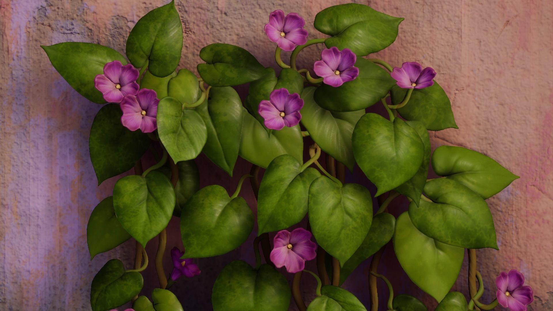 Vine Plants Pack Low-poly 3D model_11