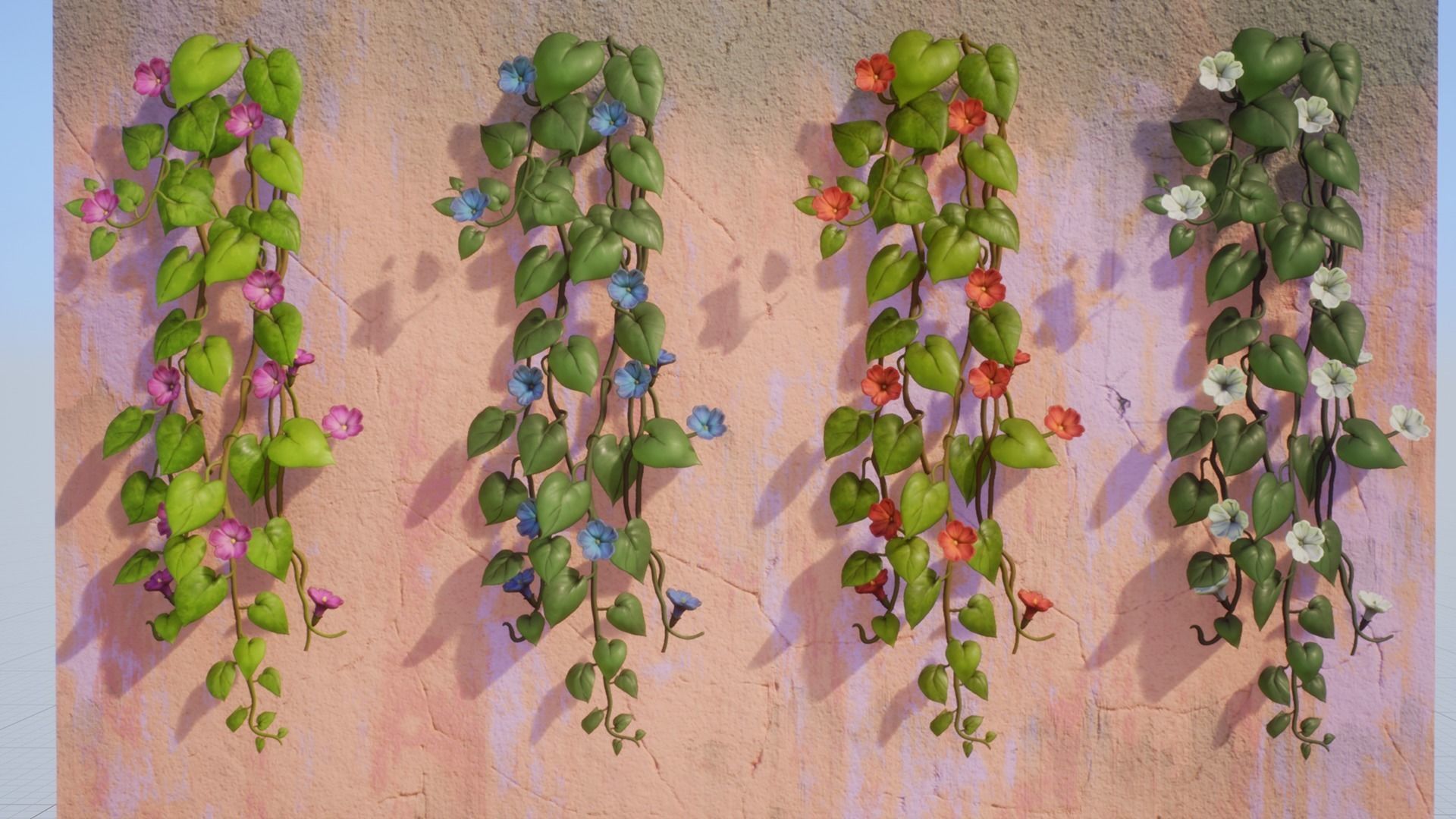 Vine Plants Pack Low-poly 3D model_13