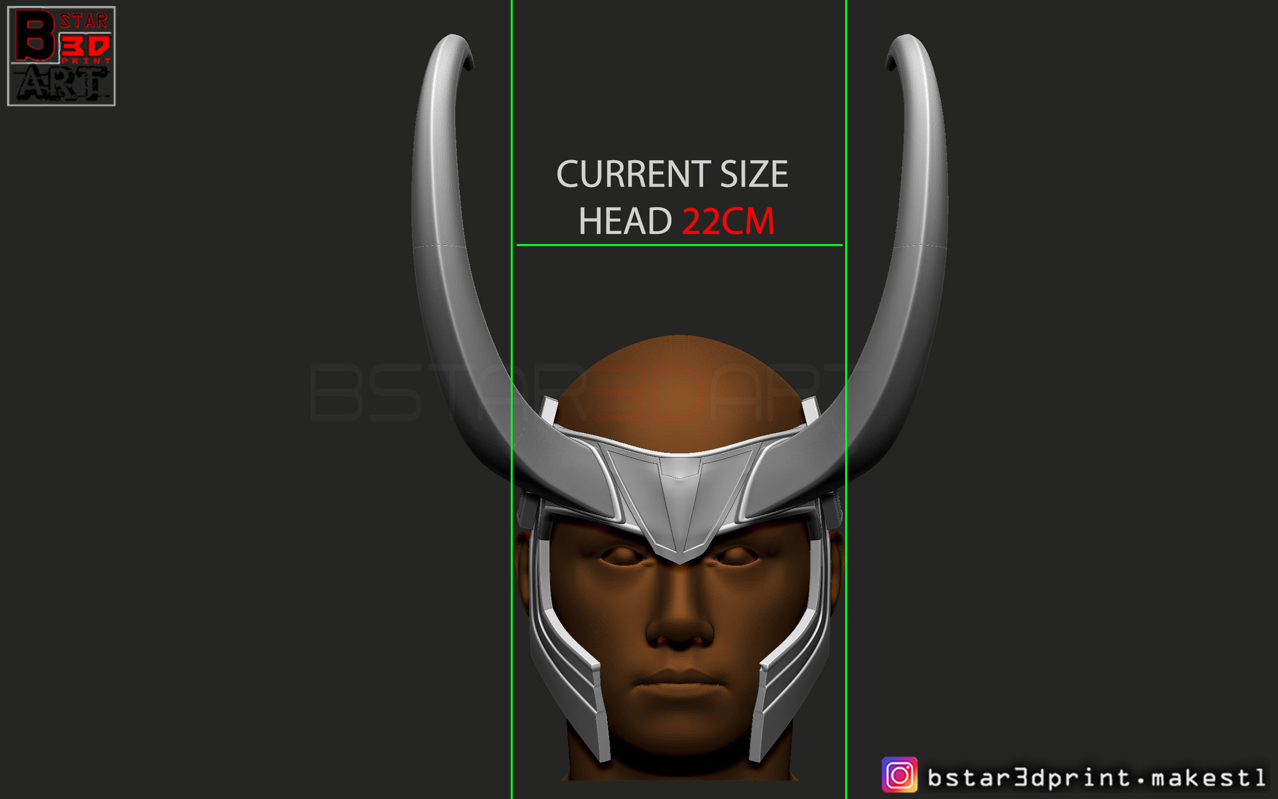 Loki Helmet - Avenger Marvel 3D model 3D printable | CGTrader