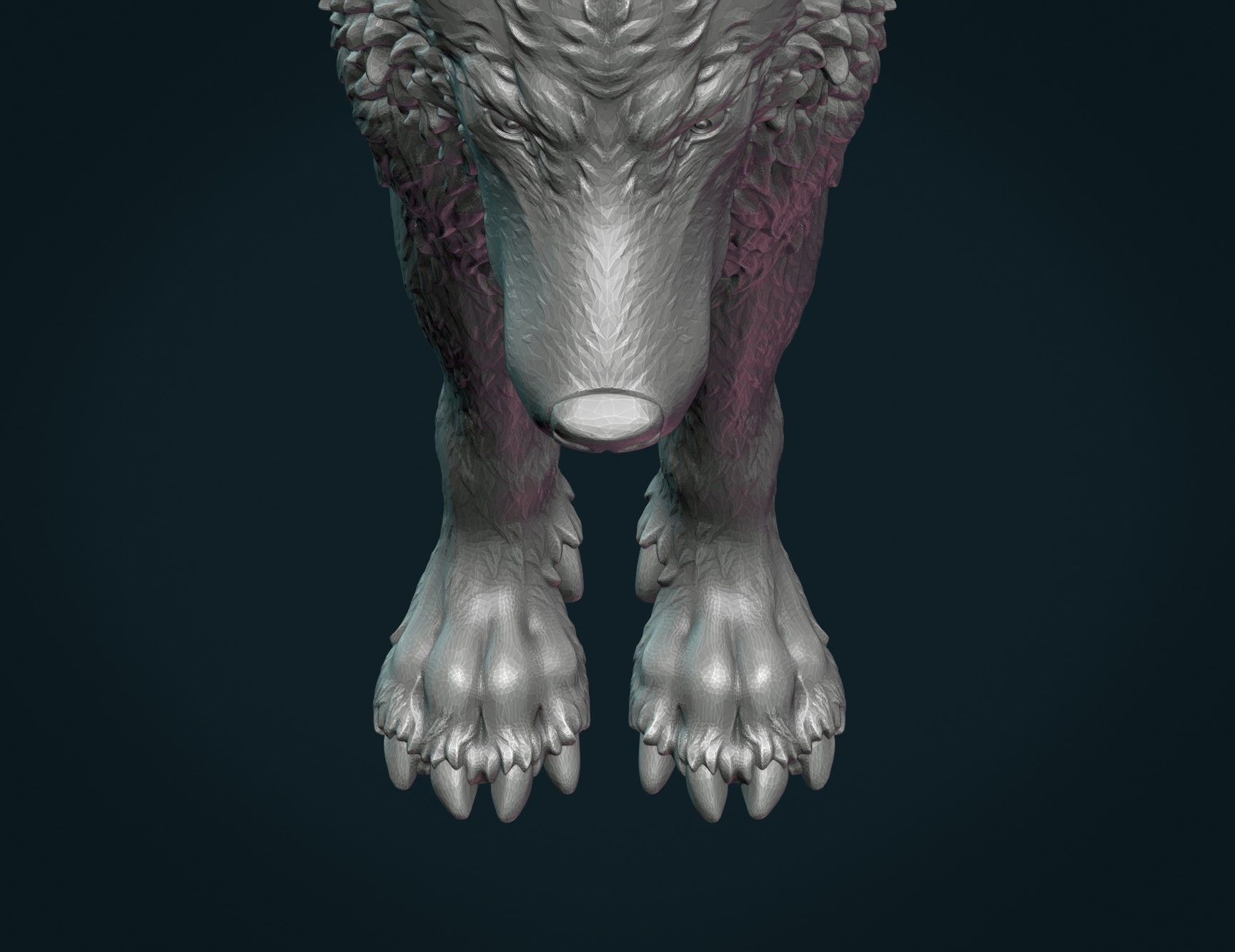 Wolf III 3D print model_17