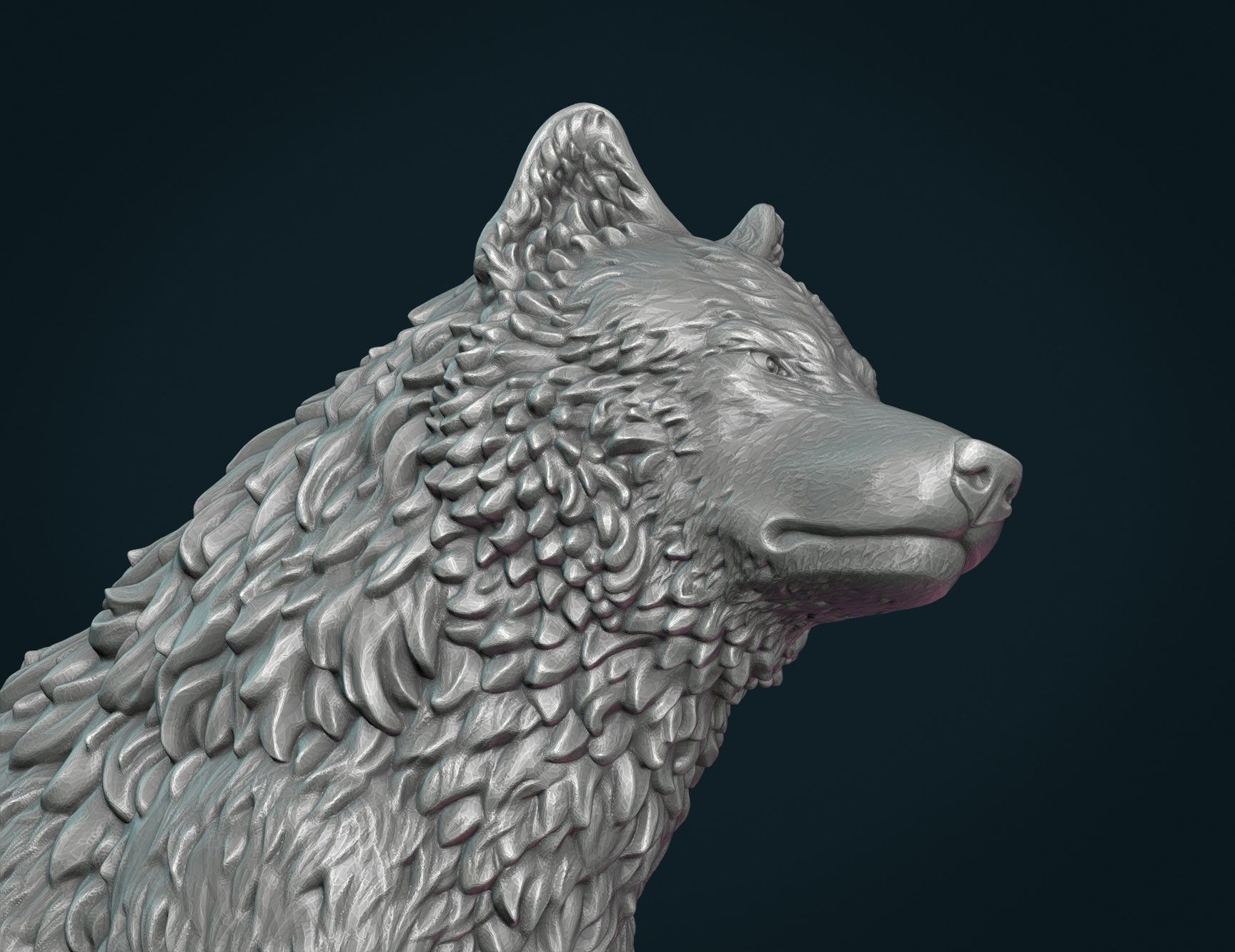 Wolf III 3D print model_13