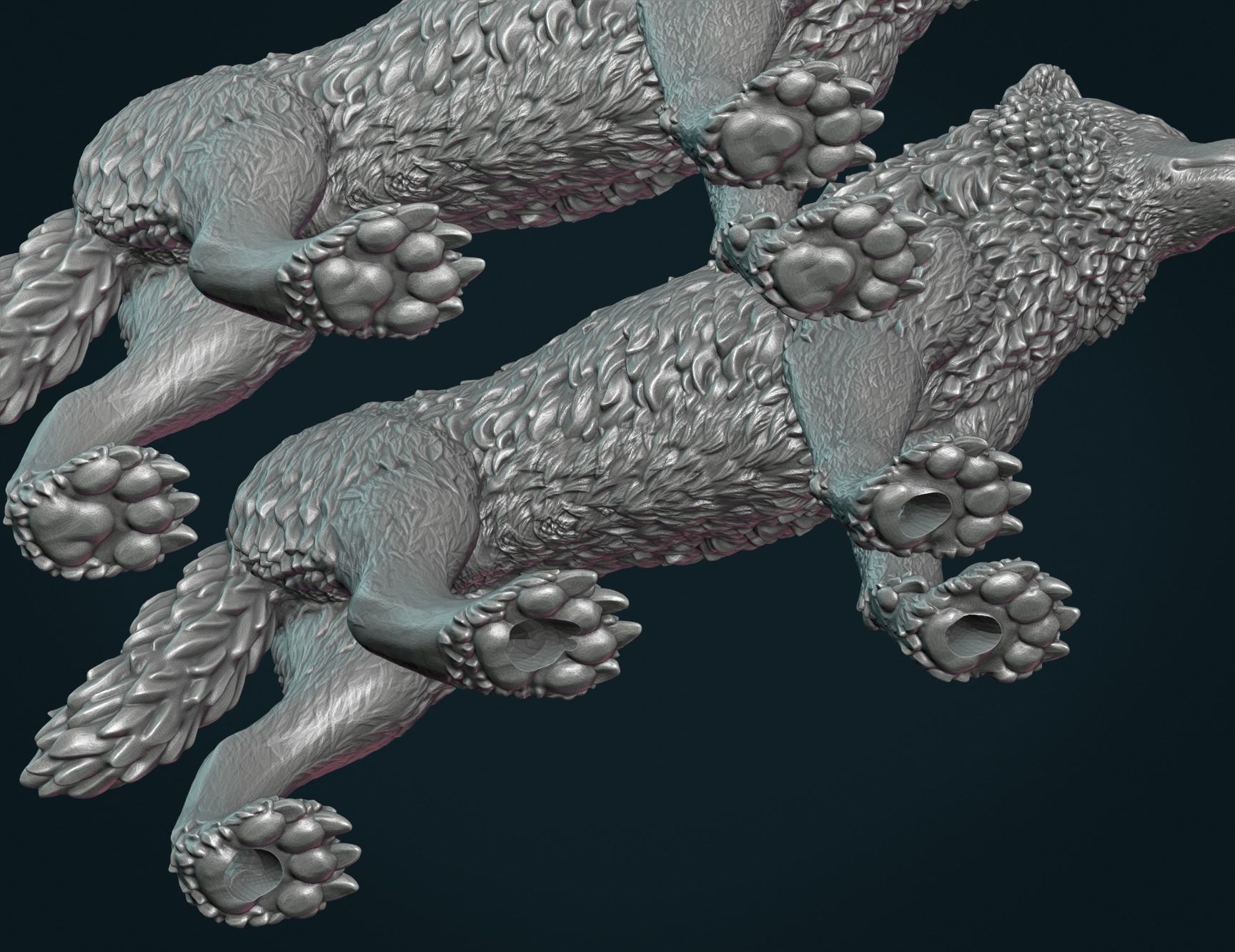 Wolf III 3D print model_19