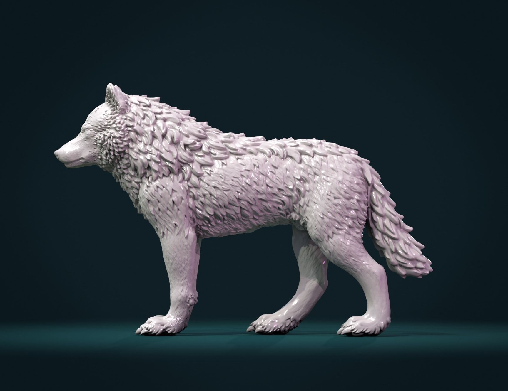 Wolf III 3D print model_3