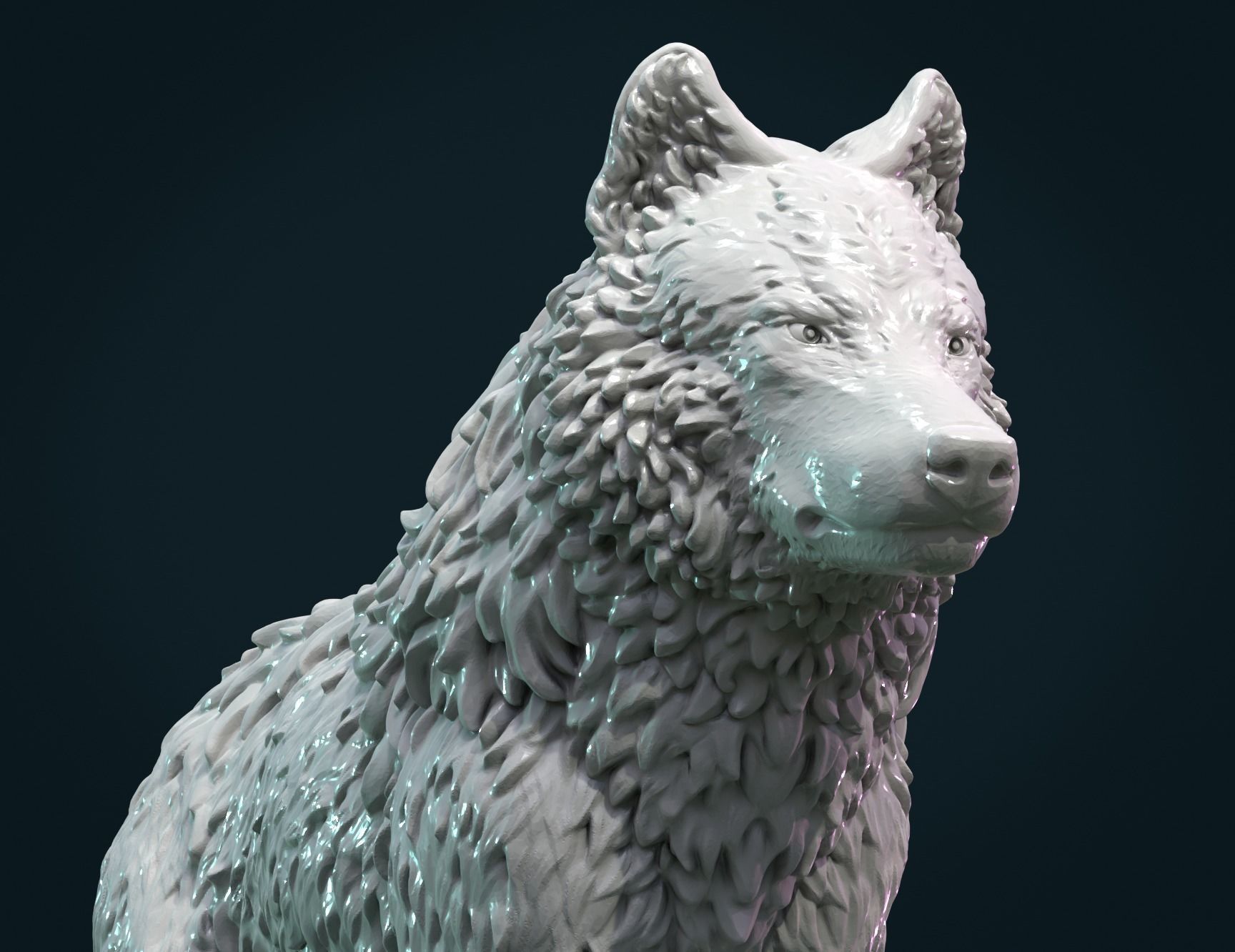 Wolf III 3D print model_5