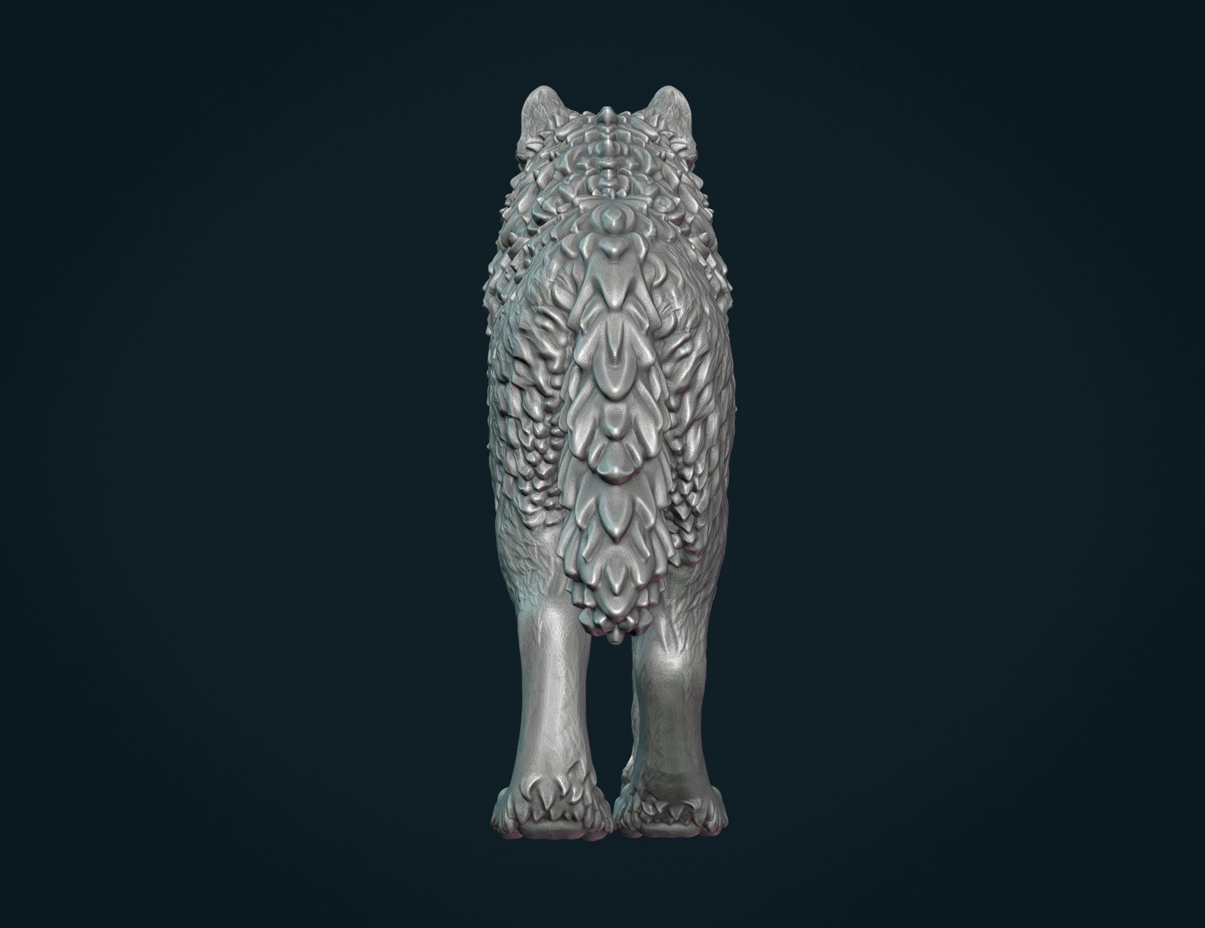 Wolf III 3D print model_18