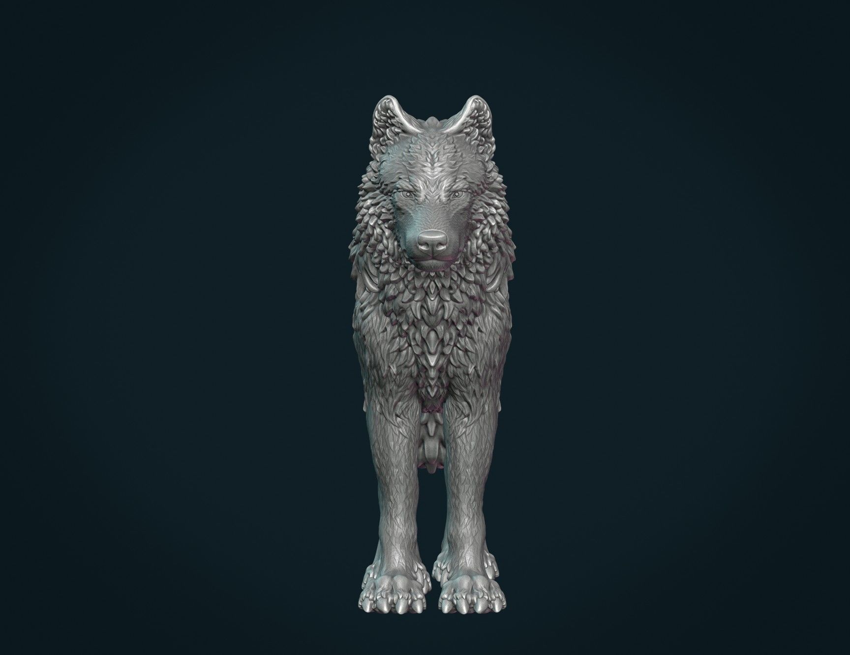 Wolf III 3D print model_16