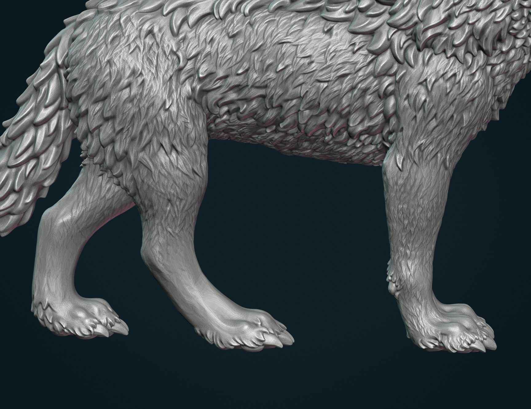 Wolf III 3D print model_8