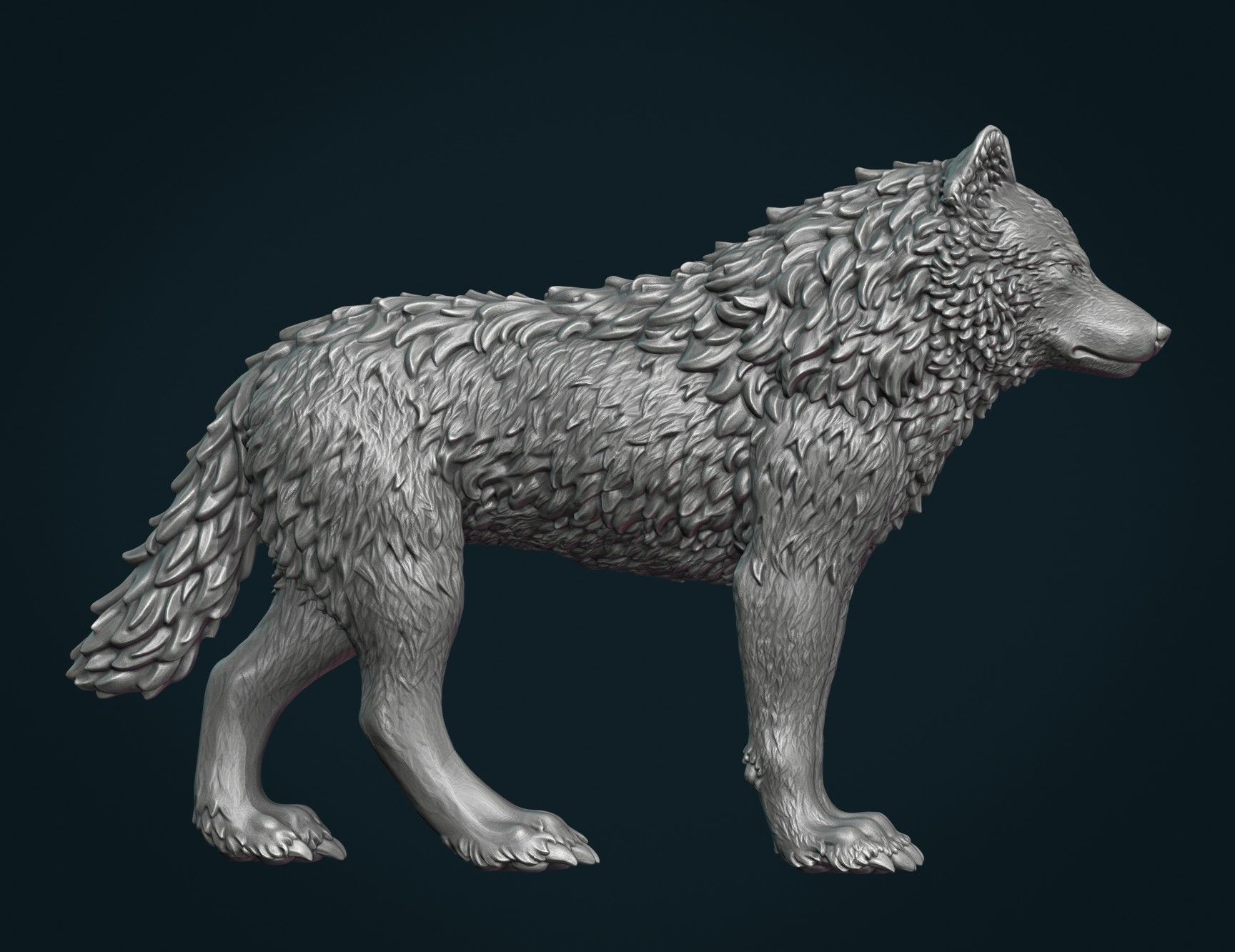 Wolf III 3D print model_2