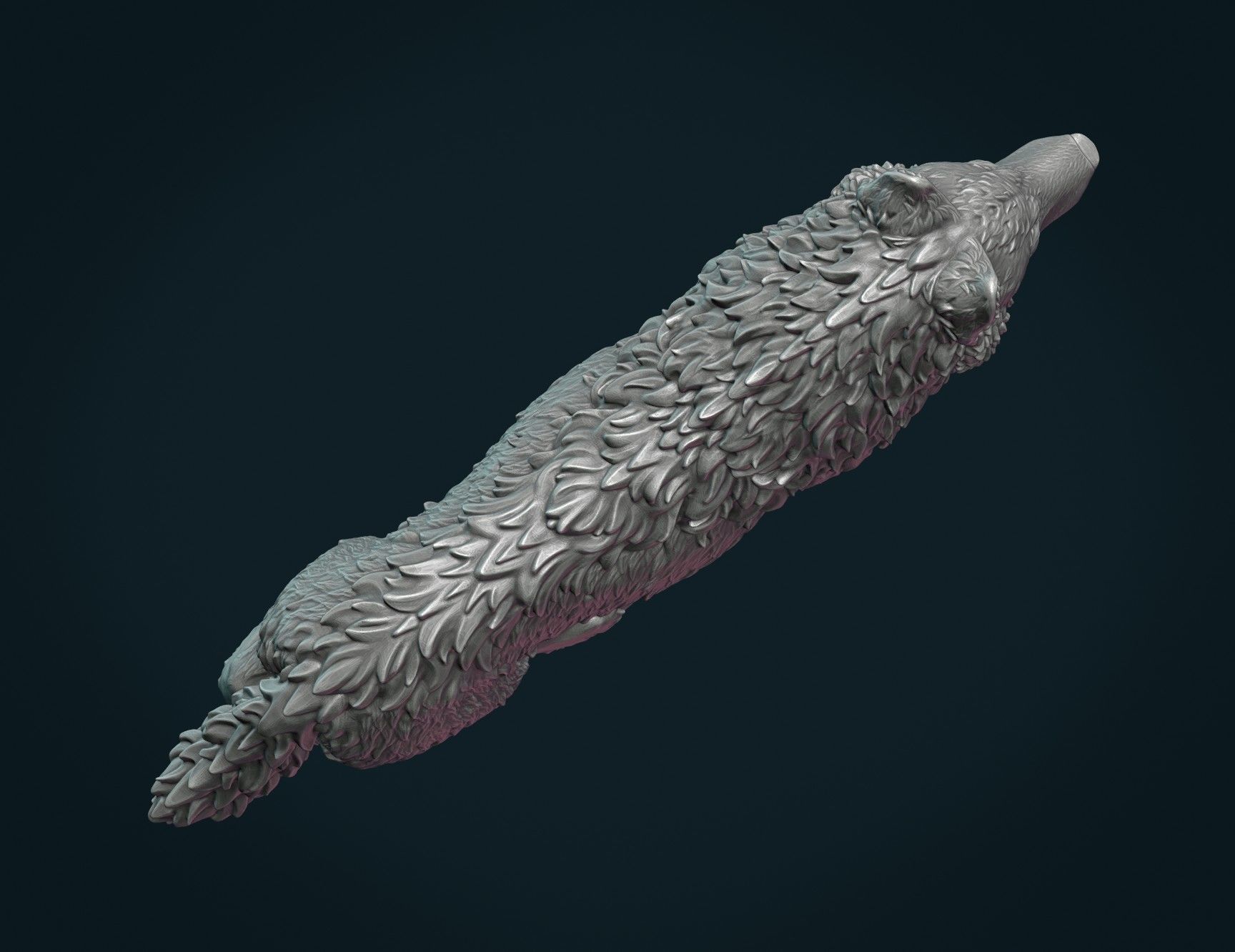 Wolf III 3D print model_11