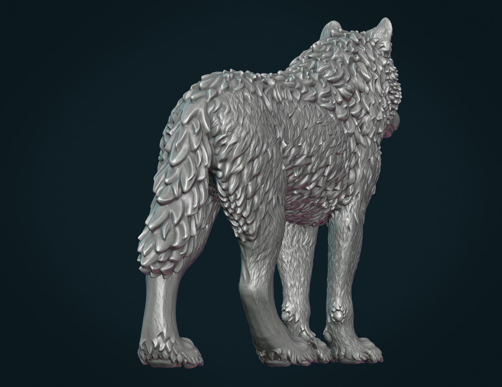 Wolf III 3D print model_10