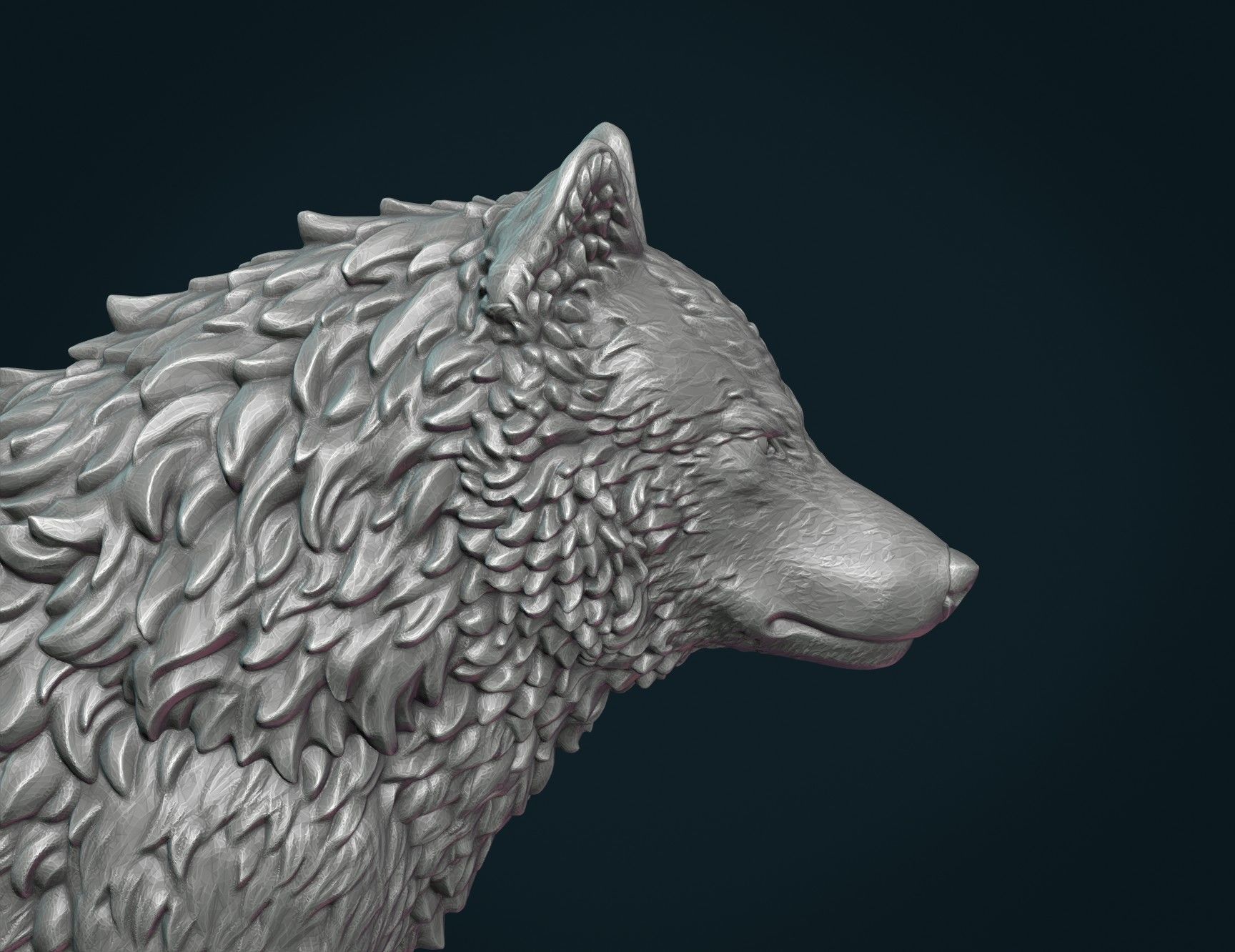 Wolf III 3D print model_7