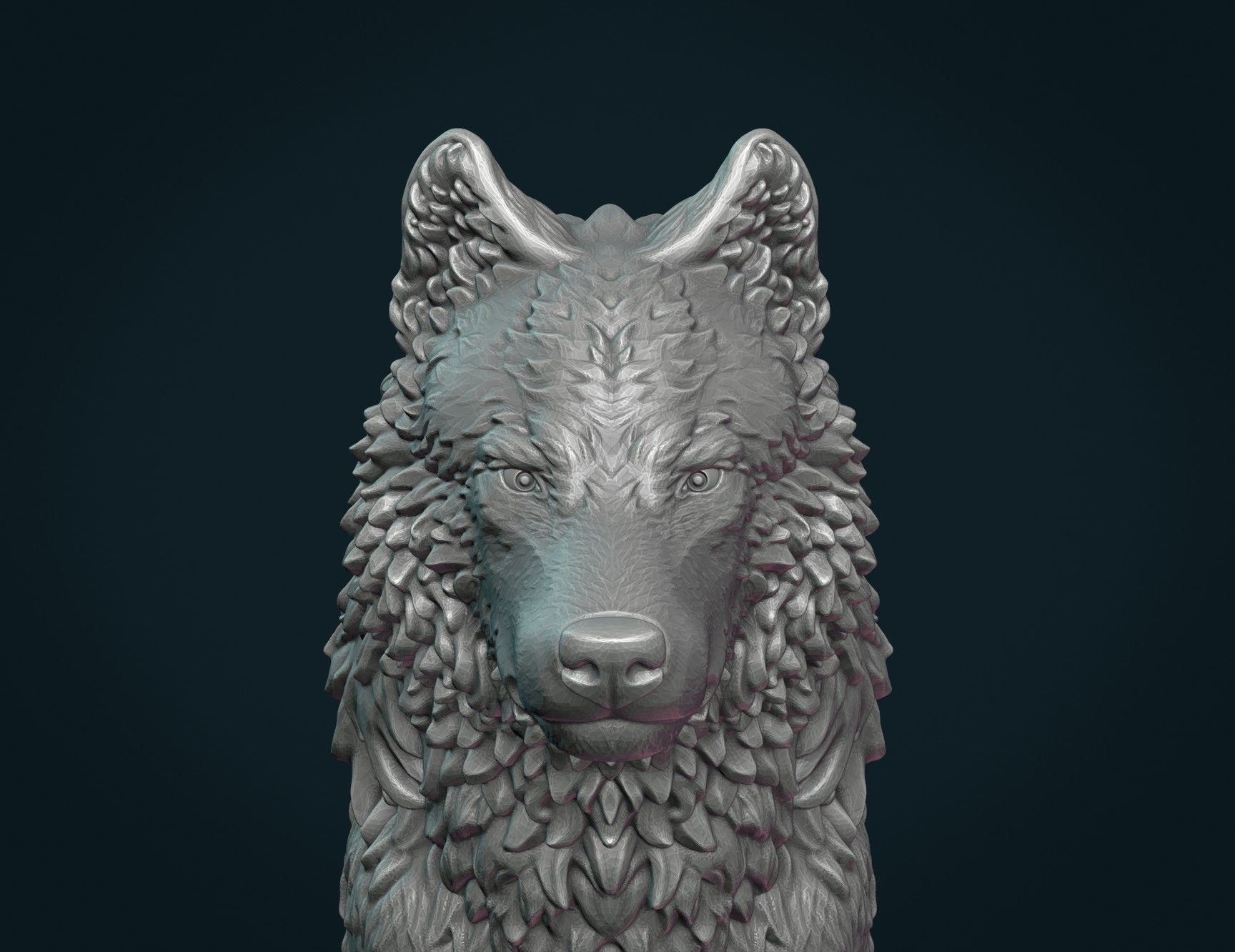 Wolf III 3D print model_6