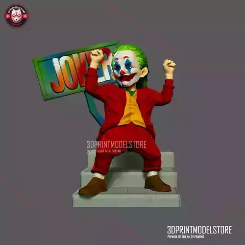 Joker Stylized Statue Movie DC Comic Miniature