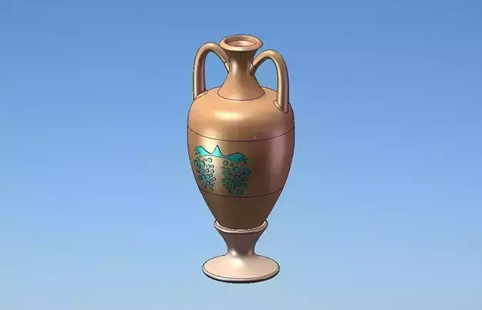 Amphora for table standing