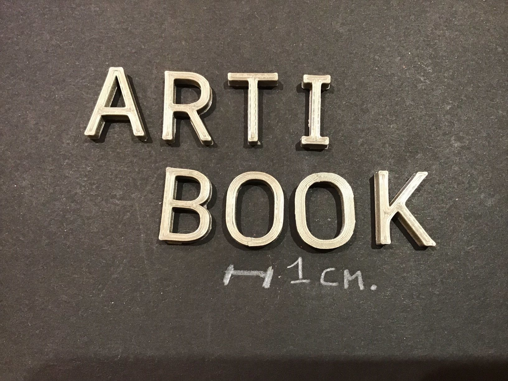 ARTIBOOK Font uppercase and lowercase 3D Letters STL FILE 3D print model_2