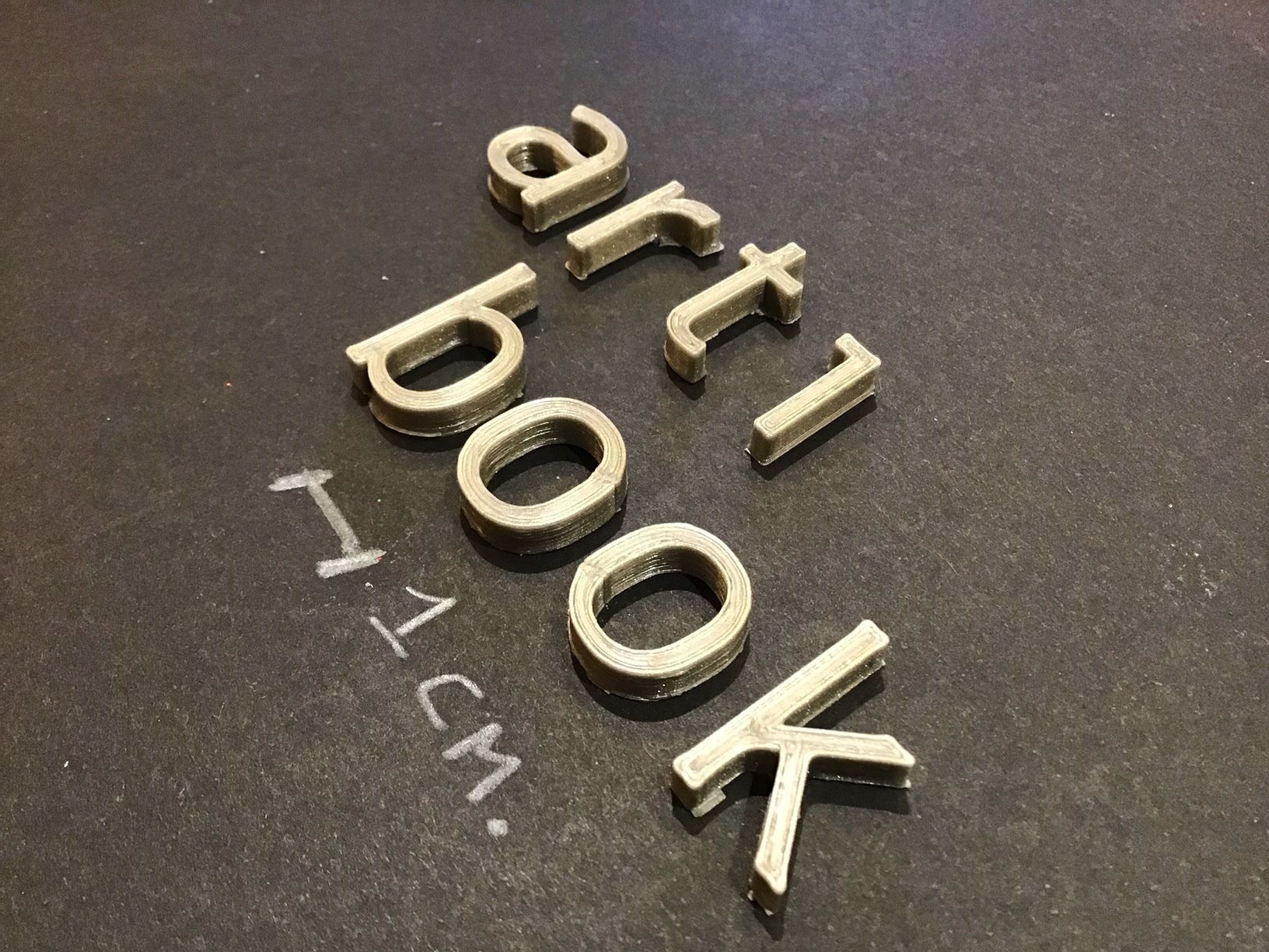 ARTIBOOK Font uppercase and lowercase 3D Letters STL FILE 3D print model_7