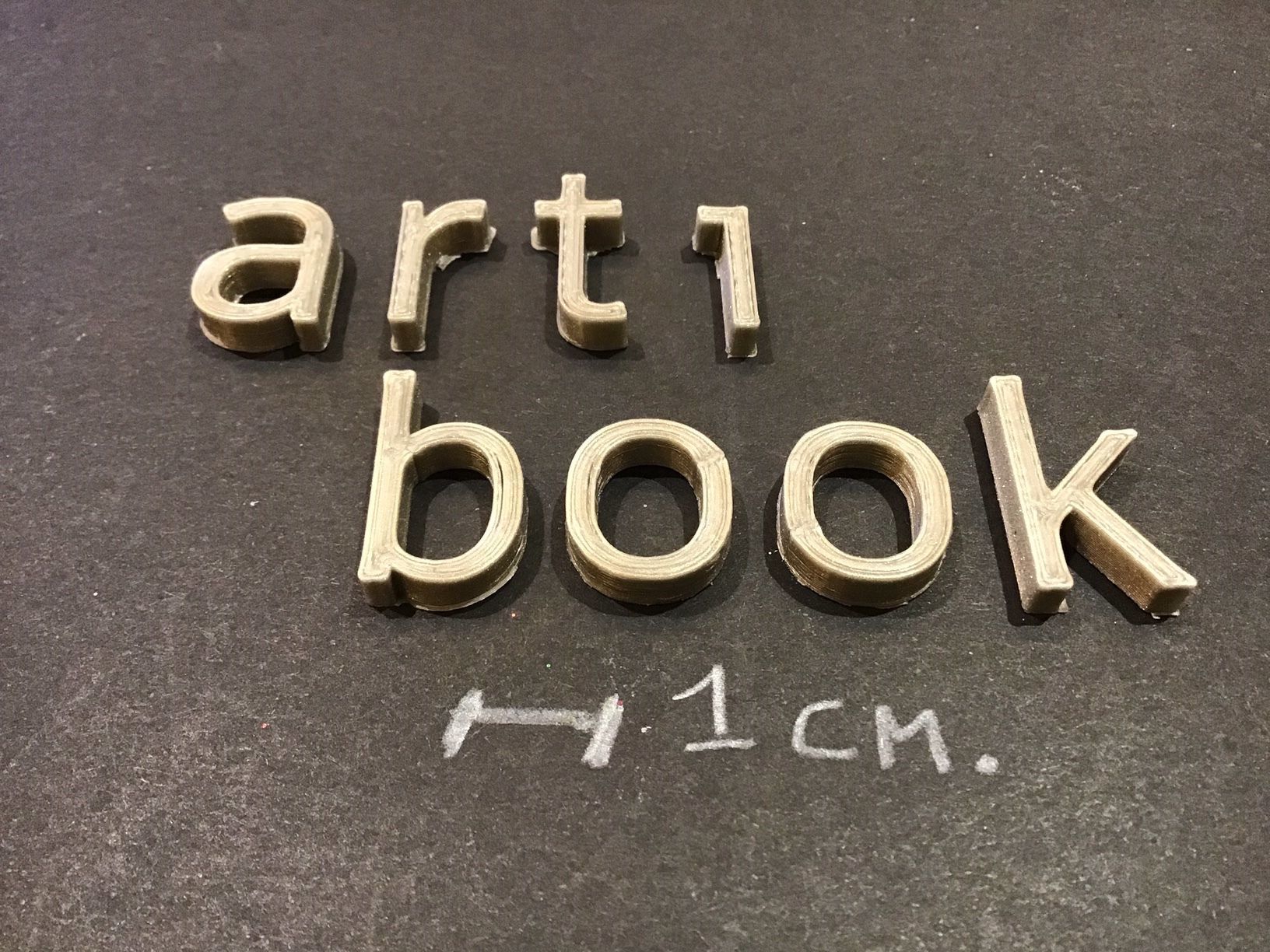 ARTIBOOK Font uppercase and lowercase 3D Letters STL FILE 3D print model_6