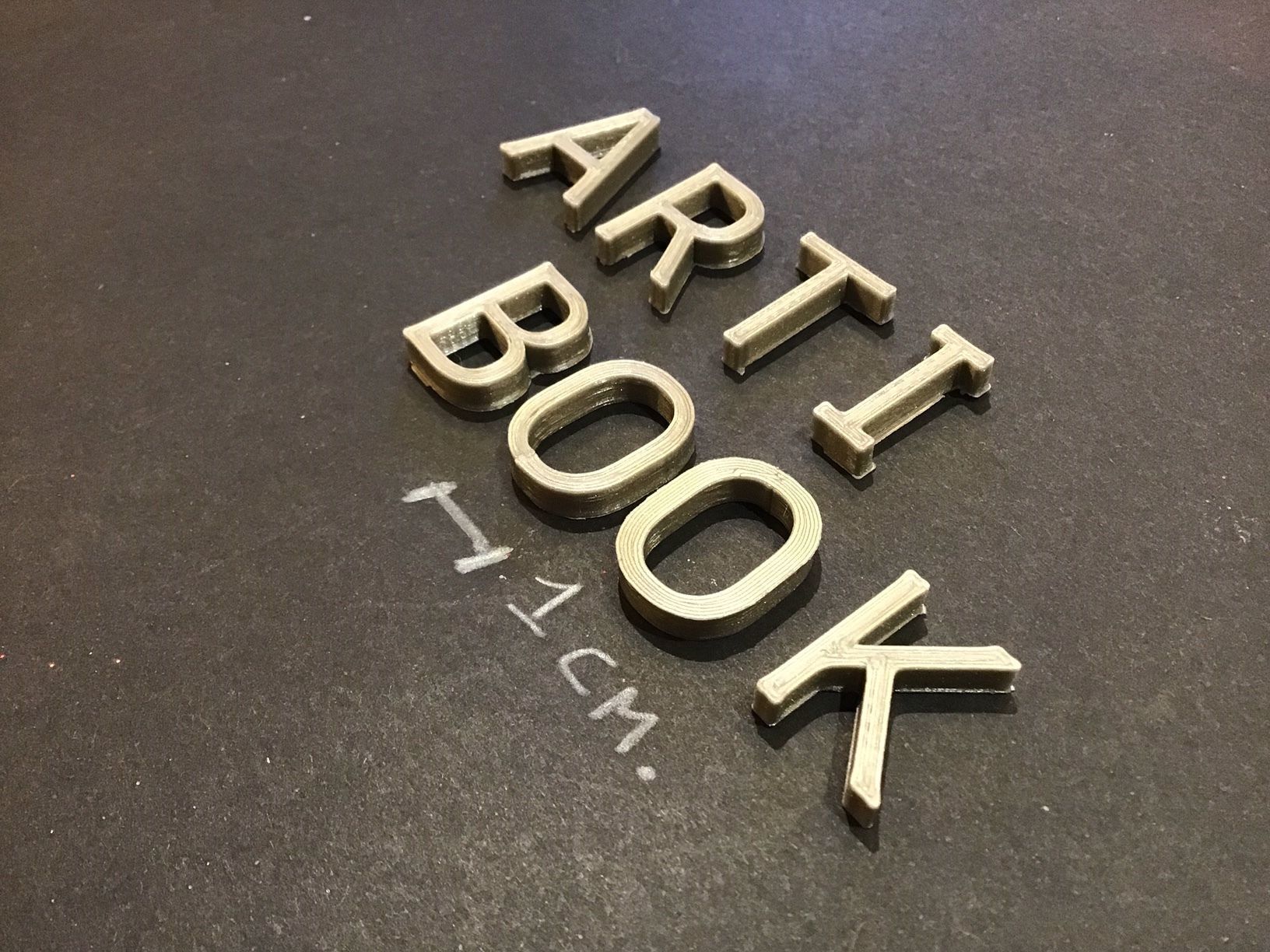 ARTIBOOK Font uppercase and lowercase 3D Letters STL FILE 3D print model_4