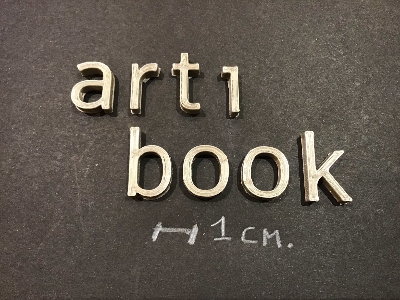 ARTIBOOK Font uppercase and lowercase 3D Letters STL FILE 3D print model_5