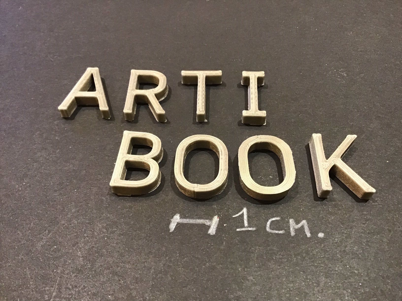 ARTIBOOK Font uppercase and lowercase 3D Letters STL FILE 3D print model_3