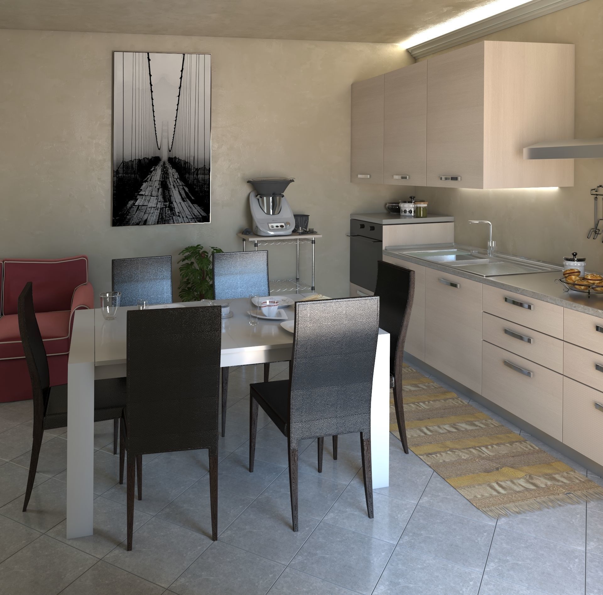 VORWERK BIMBY TM5 3D model_10